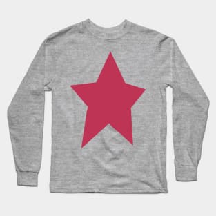 Viva Magenta Star Color of the Year 2023 Long Sleeve T-Shirt